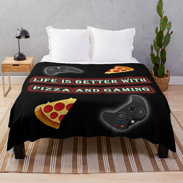 Item preview, Life Is Better With Pizza And Gaming designed and sold by Snow Designer.