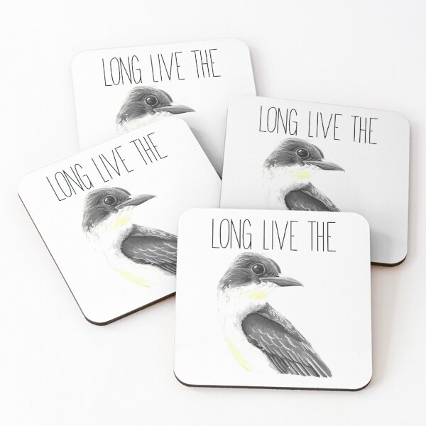 Item preview, Long Live The King (Eastern Kingbird) designed and sold by LauraWolfArtist.