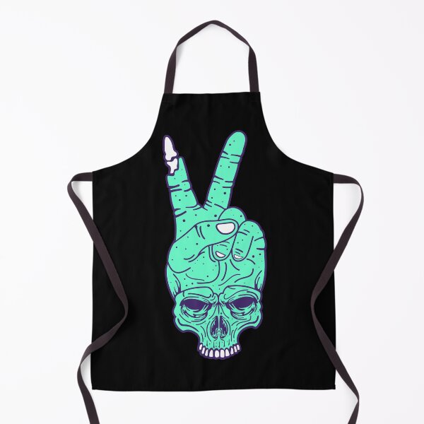 Item preview, Skull Hand and Peace || Zombie Cartoon Art designed and sold by Ninjawhere.