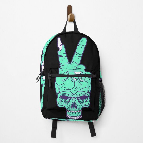 Item preview, Skull Hand and Peace || Zombie Cartoon Art designed and sold by Ninjawhere.