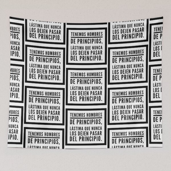 Item preview, Tenemos hombres de principios, lastima que nunca los dejen pasar... designed and sold by Elena's Shop.