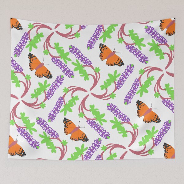Item preview, Arroyo Lupine and West Coast Lady designed and sold by BrynnaCC.