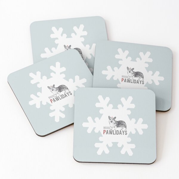 Item preview, Snowflake Corgi's Mood: PAWLIDAYS designed and sold by kmkmonkay.