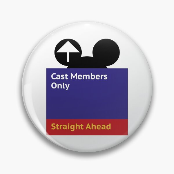 Item preview, Cast Members Only Disney World Sign designed and sold by FinnFromNY.