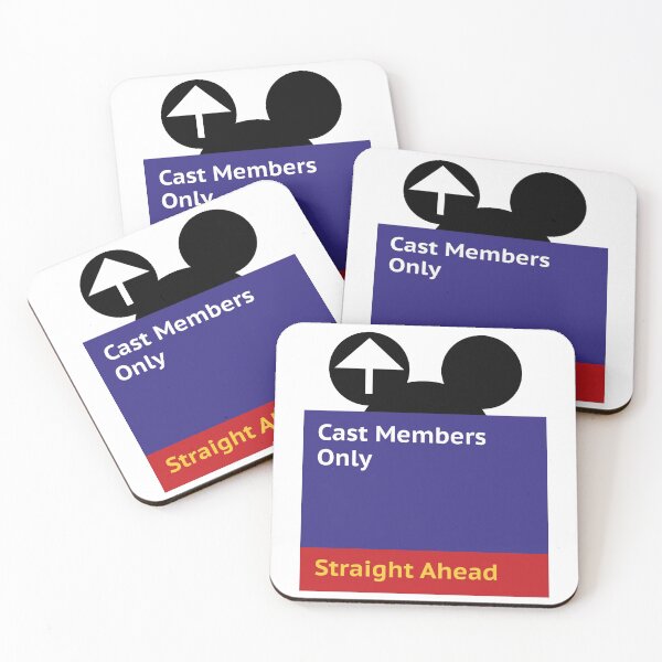 Item preview, Cast Members Only Disney World Sign designed and sold by FinnFromNY.