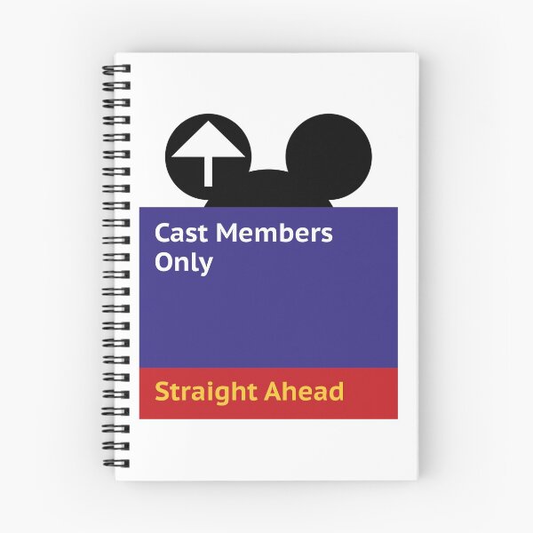 Item preview, Cast Members Only Disney World Sign designed and sold by FinnFromNY.
