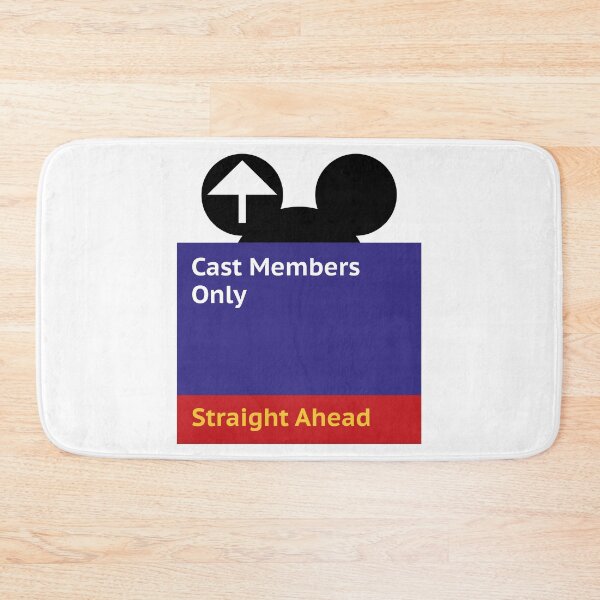 Item preview, Cast Members Only Disney World Sign designed and sold by FinnFromNY.