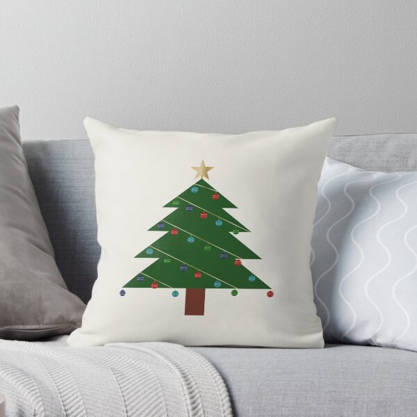Artikelvorschau, Weihnachtsbaum mit Ornamenten und leuchtendem Stern entworfen und verkauft von Rosanna Nguyen.