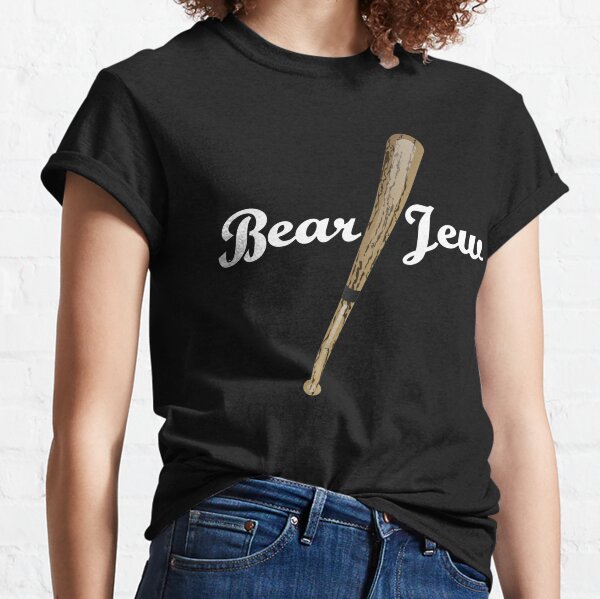 Bear Jew League (BJL) T-Shirt - Inglourious Basterds hero tee with MLB  Baseball Jewish design original clothing apparel