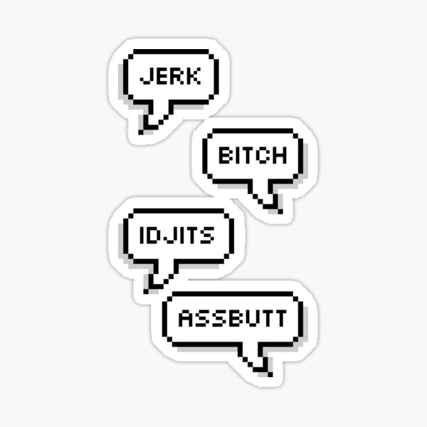 Supernatural Sticker - Hey Assbutt (Fancy) — skelleycat