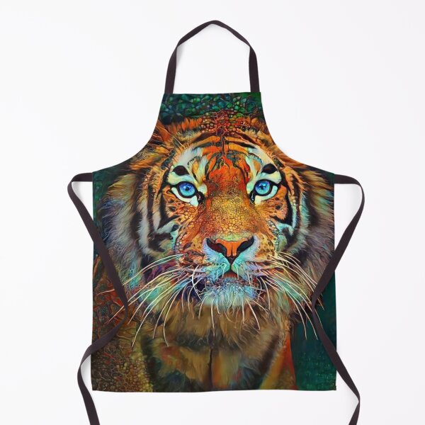 Item preview, Tiger Burning Bright in the Jungle designed and sold by Kestrelle.
