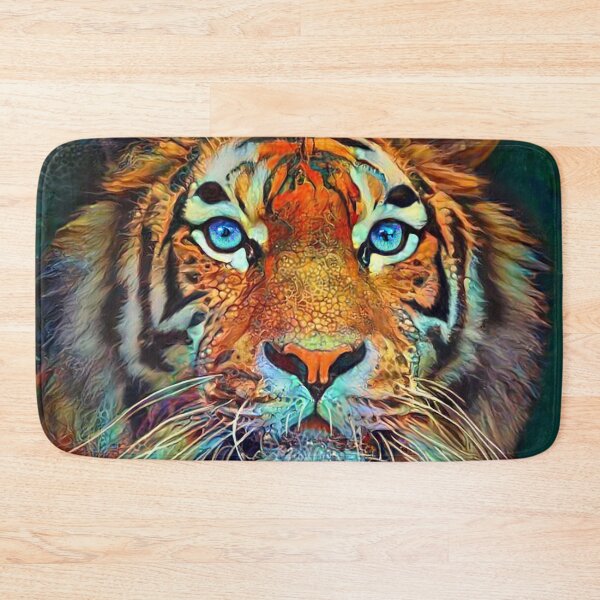 Item preview, Tiger Burning Bright in the Jungle designed and sold by Kestrelle.