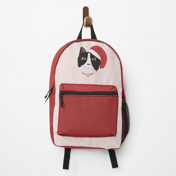 Item preview, Holiday Tuxedo Cat designed and sold by Bee and Rose Doodles.