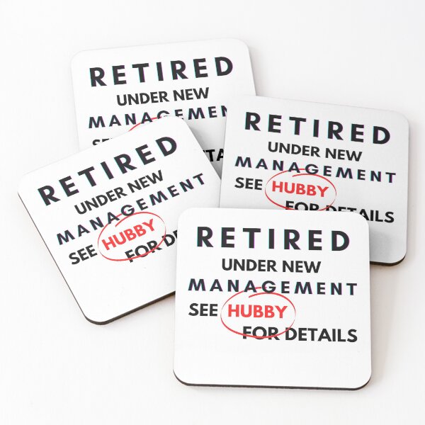 Item preview, RETIRED UNDER NEW MANAGEMENT SEE HUBBY FOR DETAILS FUNNY GIFT IDEA designed and sold by Beyond  Perception.