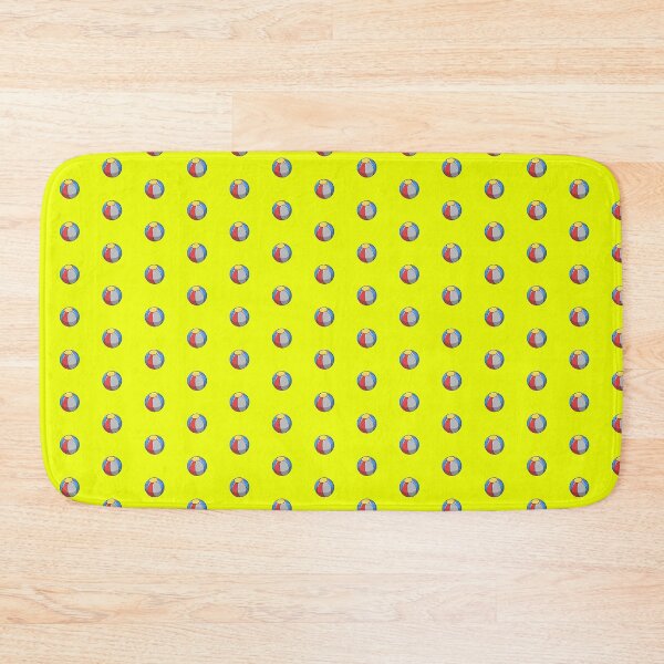 Item preview, Beach Ball Pattern on Yellow Background designed and sold by Shaxspere.