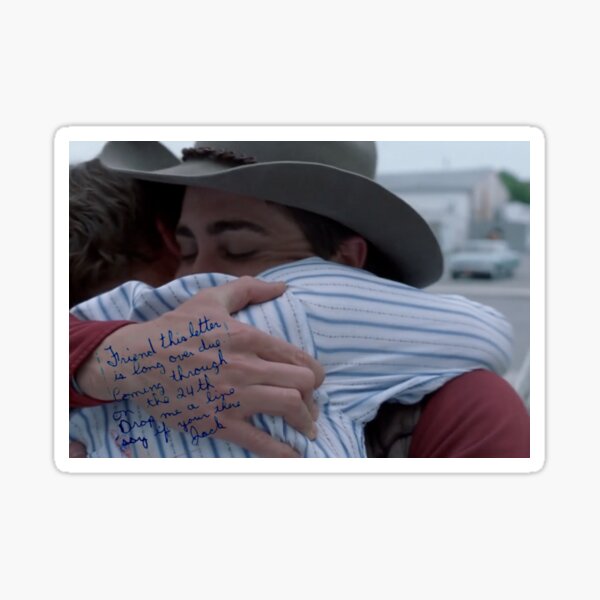 brokeback mountain reunion letter Sticker
