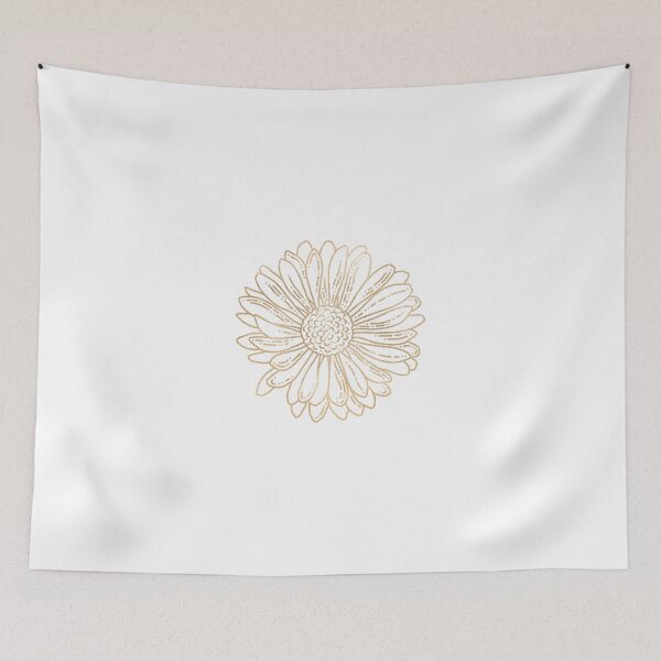 Item preview, Gold Sunflower Outline designed and sold by TuckerBerryFin.