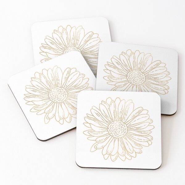 Item preview, Gold Sunflower Outline designed and sold by TuckerBerryFin.