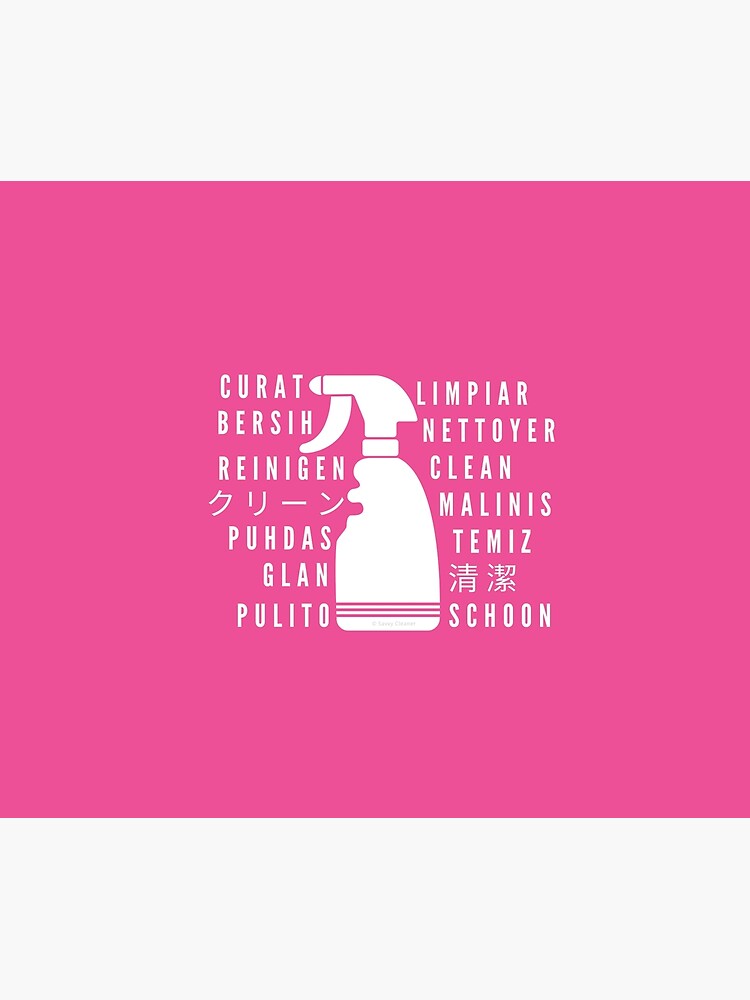 Clean in Every Language house cleaning cleaning lady gift by SavvyCleaner