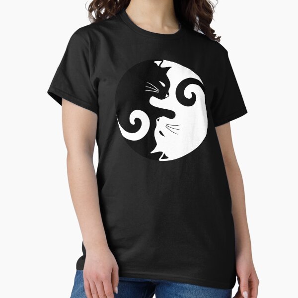 Item preview, Ying Yang Cats - Black & White designed and sold by MellowGroove.