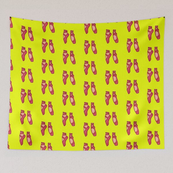 Item preview, Ballet shoes on Yellow Background designed and sold by Shaxspere.
