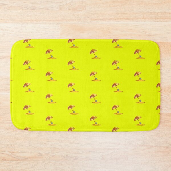 Item preview, Beach Scene on Yellow Background designed and sold by Shaxspere.