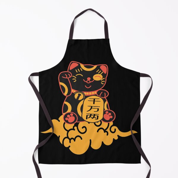 Item preview, Kawaii Black Maneki Neko designed and sold by YueHeng Creates ⭐⭐⭐⭐⭐.