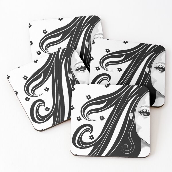 Item preview, Peek-A-Boo I See You - Black and White Portrait on a designed and sold by Taladesignlab.