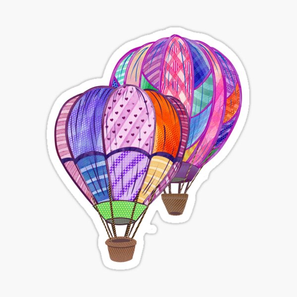 Item preview, Hot Air Balloons Multicolored designed and sold by Neevyy.