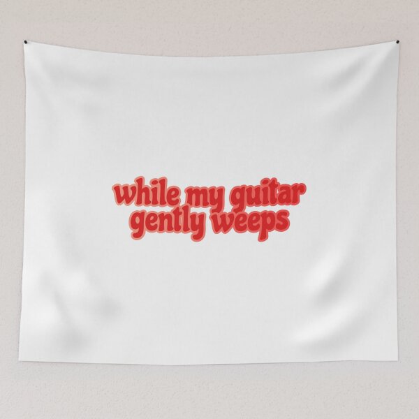 Item preview, while my guitar gently weeps designed and sold by aminamorris.