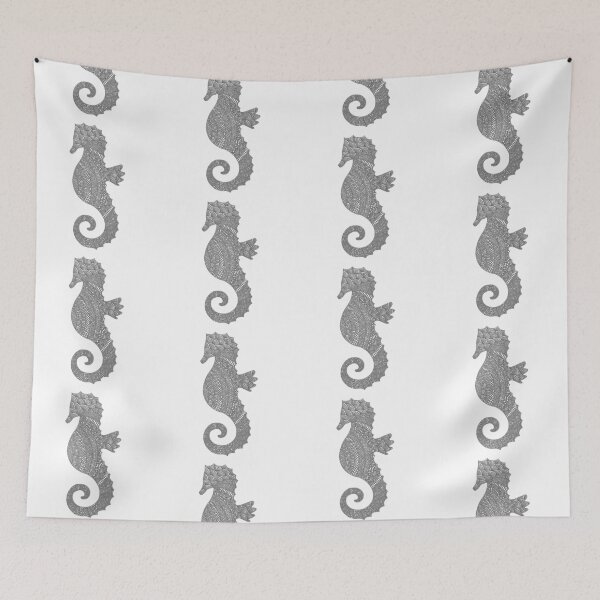 Item preview, Zentangle Seahorse designed and sold by JJBarnesArt.