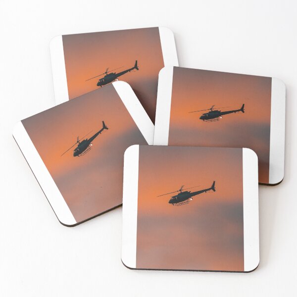 Item preview, helicopter sunset print designed and sold by trqffic.