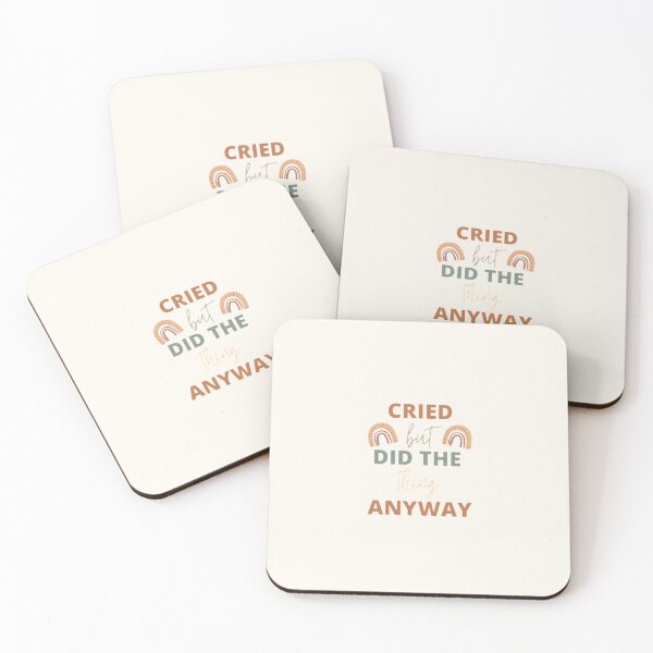 Item preview, CRIED but did the thing anyway rainbows designed and sold by MNCO.