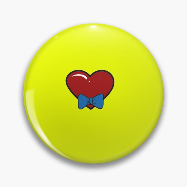 Artikelvorschau, Valentine Heart Bowtie auf gelbem Hintergrund entworfen und verkauft von Shaxspere.