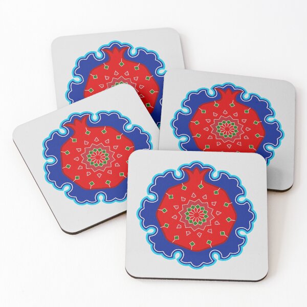 Item preview, Yalda Stylized Pomegranate designed and sold by ArtEntwined.