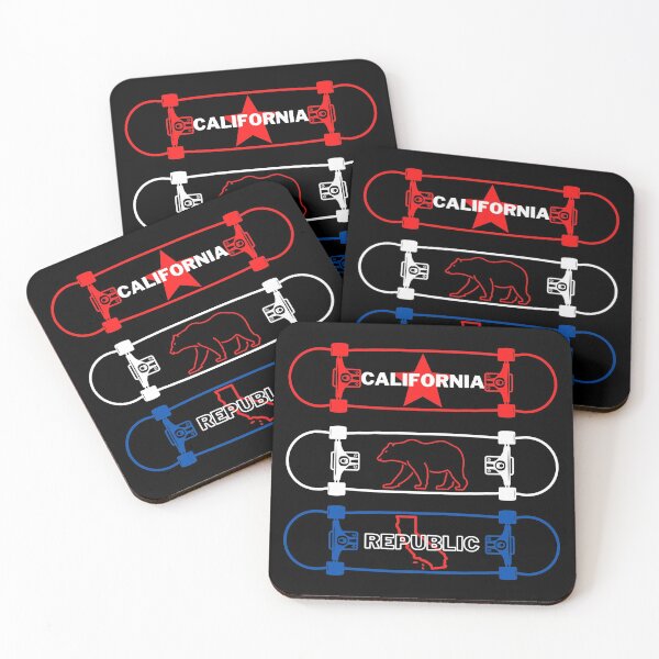 Item preview, California Republic Bear on Skateboards  designed and sold by Six Deers.