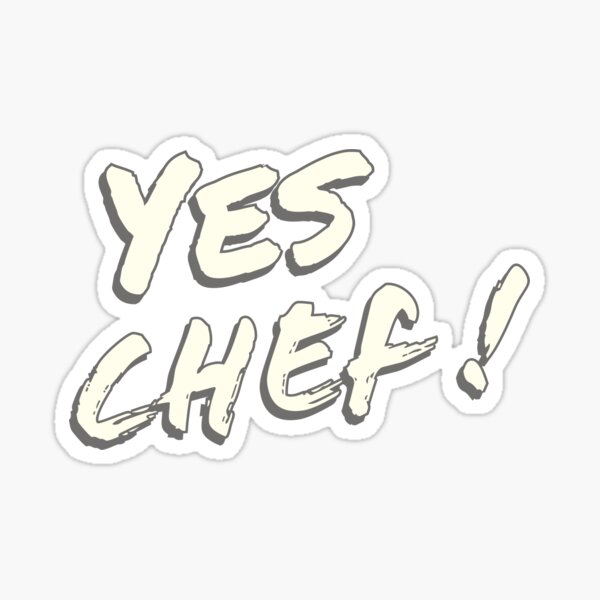 Item preview, Yes Chef !, Yes Chef, Text Design, Pack, designed and sold by workshop5.