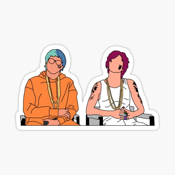 Pete and Timothy Sticker