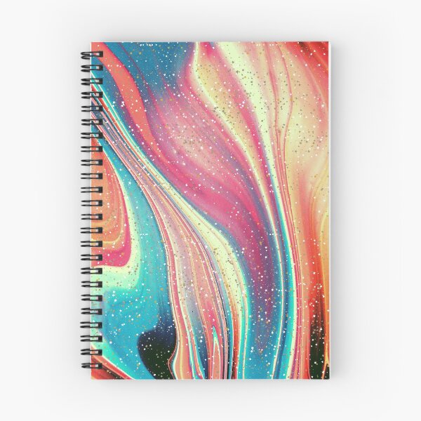 Item preview, Vibrant Motion Contrast Teal Marbling with Sparkles designed and sold by DaughterofYah.