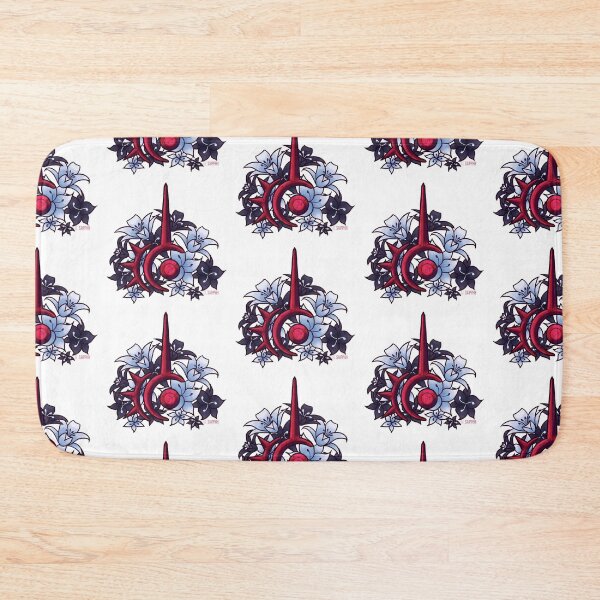 Item preview, FFXIV Red Mage Job Symbol with Flowers designed and sold by saipphh.
