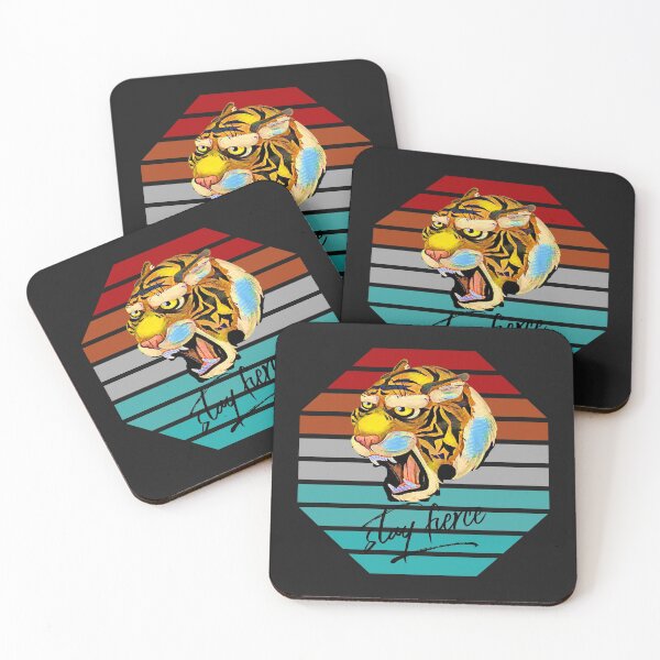 Item preview, Stay Fierce (Tiger) designed and sold by HamiltonmagicTs.