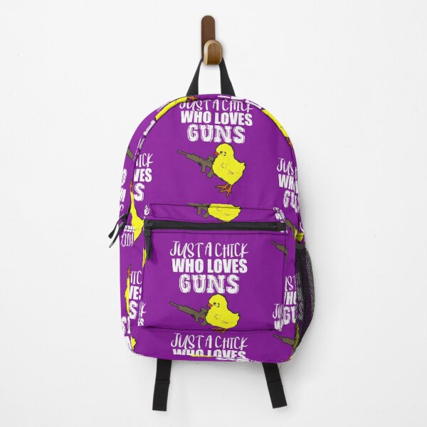 Item preview,  Just a Chick who Loves Guns- Purple designed and sold by hmmmz1.