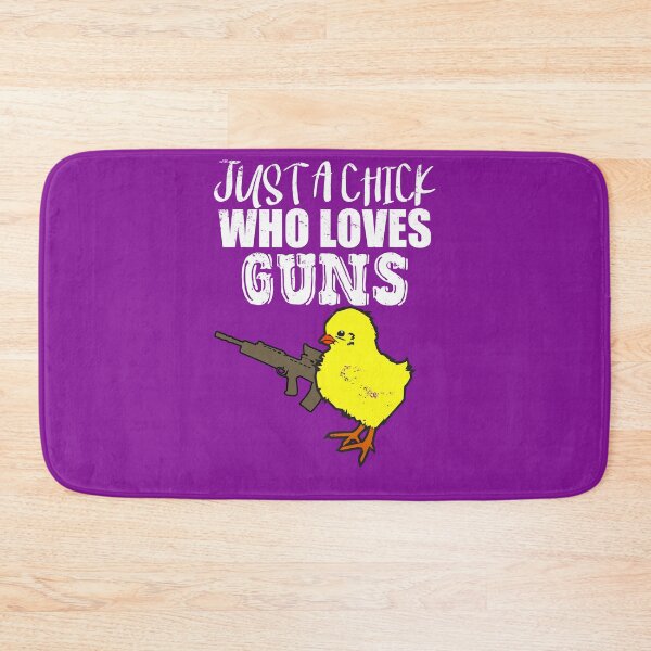 Item preview,  Just a Chick who Loves Guns- Purple designed and sold by hmmmz1.
