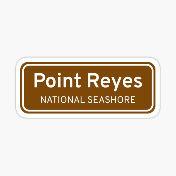 Point Reyes California Parks Street Sign Sticker
