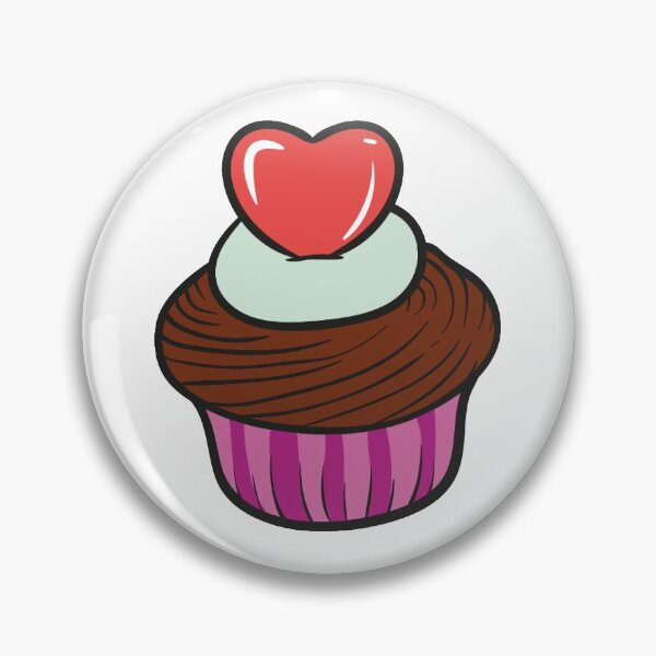 Artikelvorschau, Valentine Cupcake auf gelbem Hintergrund entworfen und verkauft von Shaxspere.