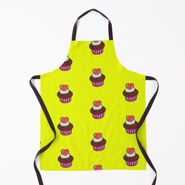 Item preview, Valentine Cupcake on Yellow Background designed and sold by Shaxspere.