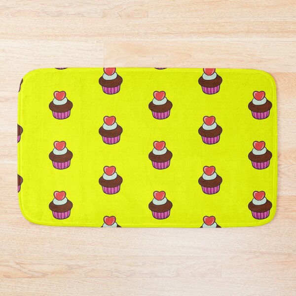 Item preview, Valentine Cupcake on Yellow Background designed and sold by Shaxspere.