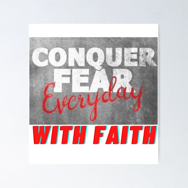 Item preview, Conquering fear everyday. designed and sold by Success-beyond.