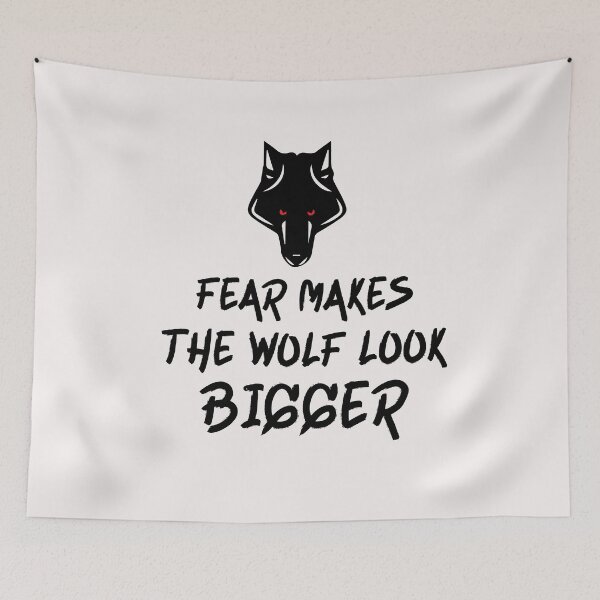 Item preview, Wolf revolution fear courage gift designed and sold by eiwo87.