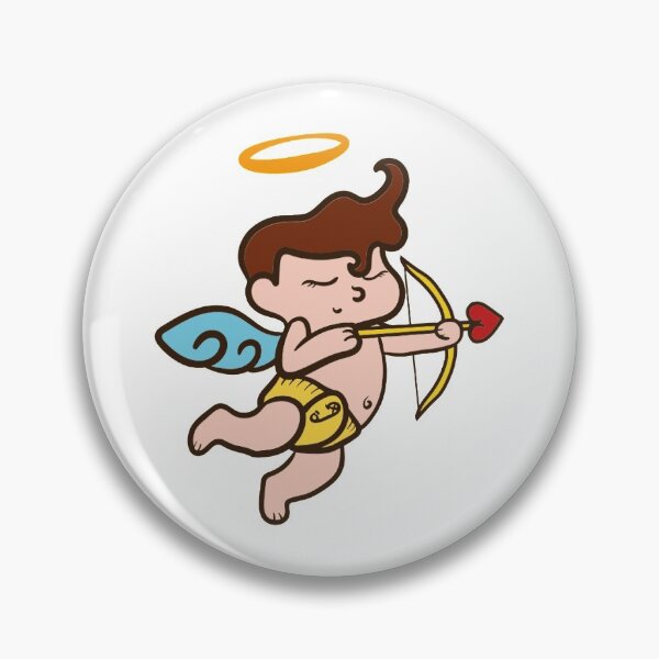 Artikelvorschau, Valentine Cupid auf gelbem Hintergrund entworfen und verkauft von Shaxspere.